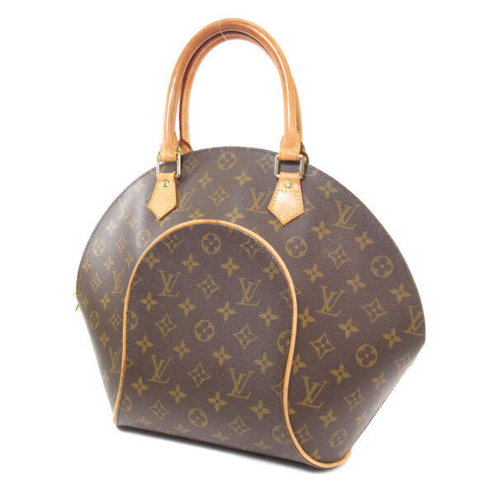 Louis Vuitton Monogram Handbag Ellipse Canvas Brown